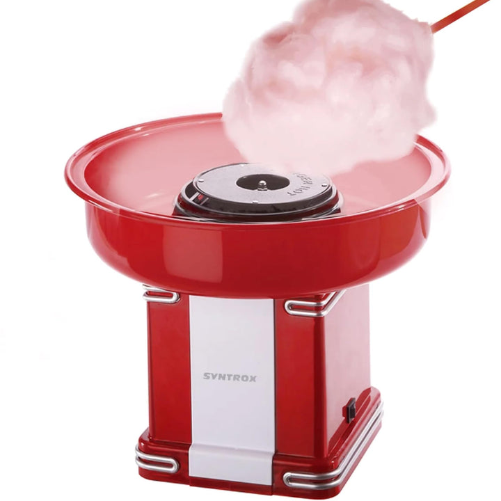 Syntrox Elektrische Zuckerwattemaschine Oregon, Zuckerwattemaker Cotton Candy Maker ZWM-500W Oregon,
