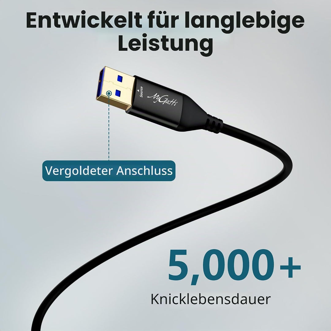 Unidirektional 2m USB A 3.0 auf HDMI AdapterKabel(Für die erste Verwendung ist eine Treiberinstallat