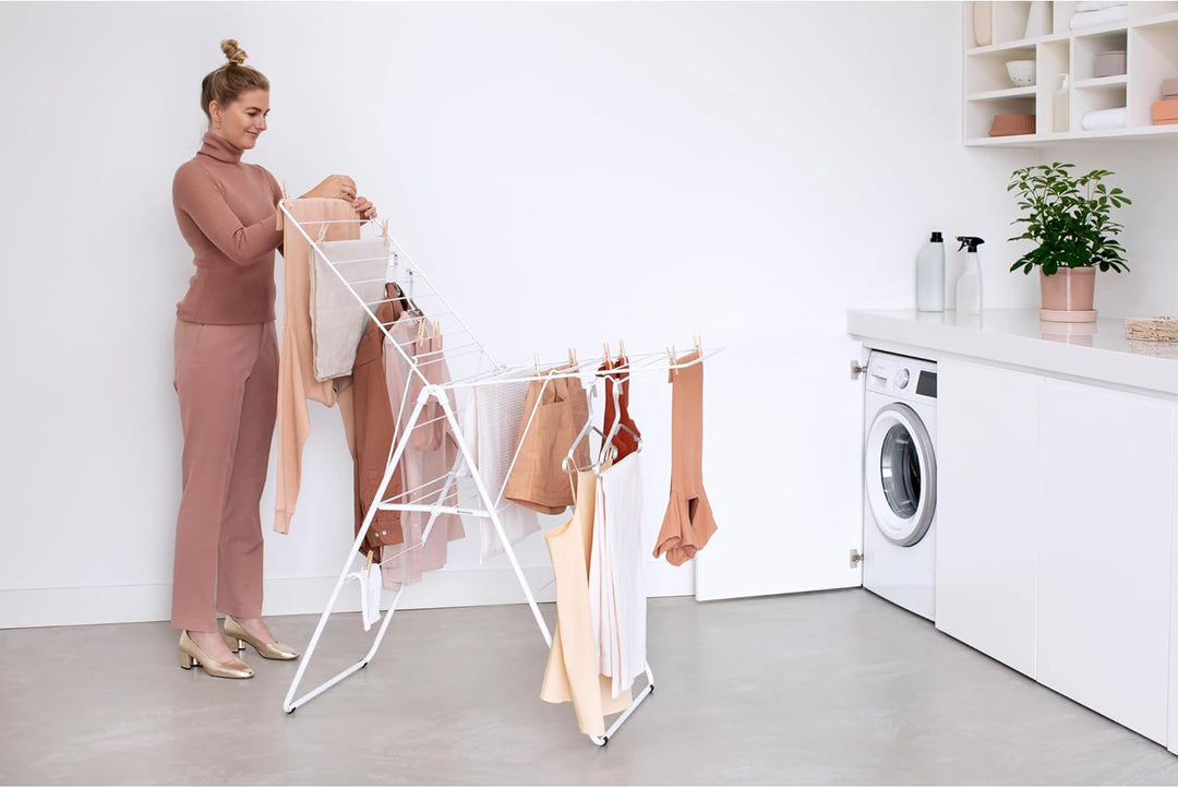 Brabantia HangOn 20m Trockengestell, Edelstahl, Fresh White 20m without Rod Fresh White, 20m without