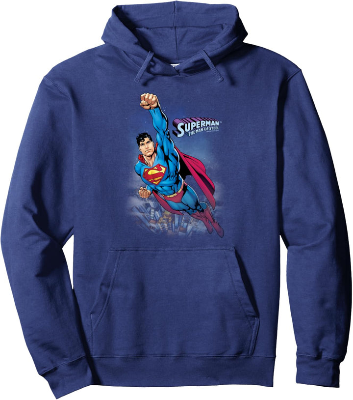Superman Twilight Flight Pullover Hoodie