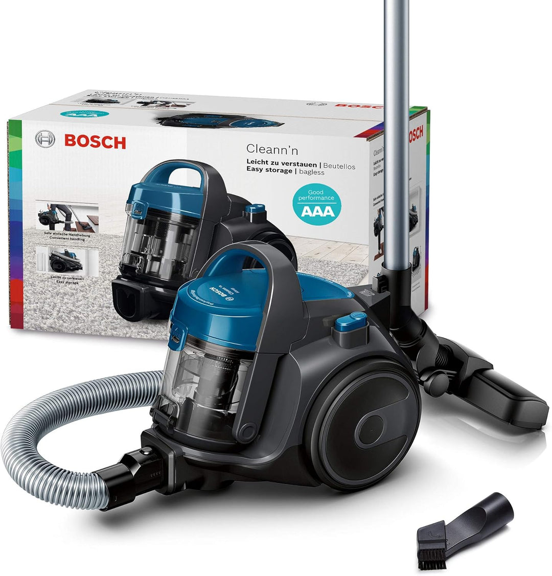 Philips M4505/12 Mini Stereoanlage mit Bluetooth DAB+/UKW Radio & Bosch Staubsauger beutellos Clean´