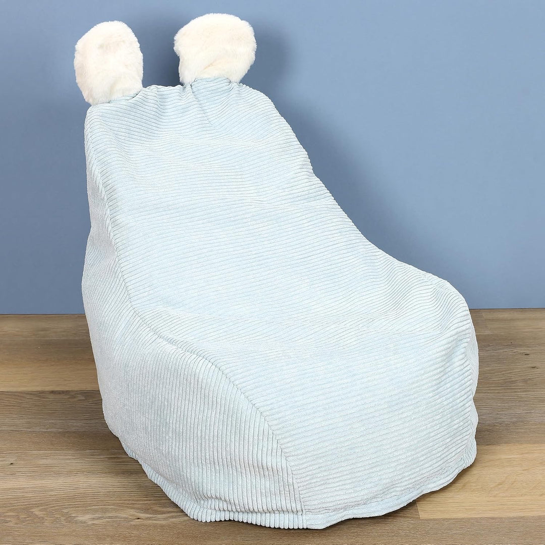 Sitzsack Birnenform für Kinder, Polyester, 40cm x 62cm x 70cm, Himmelweiss Himmelweiss Medium, Himme