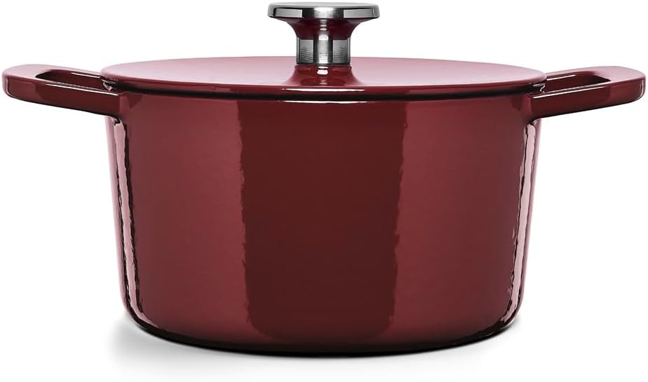 Fissler Moments Collection / Emaillierter Gusseisen-Bräter, rund (Ø 24 cm) Cast-Iron Topf, Cocotte A