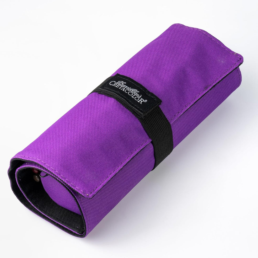 CRETACOLOR Rolletui „Fine Art Pastel“ 29-tlg – Pastellstifte mit Zubehör – Künstlerstifte für Zeichn