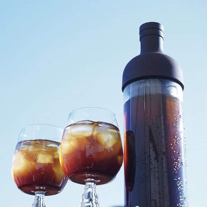Hario "Filter in Coffee Bottle" Kaffeebereiter für Coldbrew / kaltgebrühten Kaffee (dunkelbraun), 65