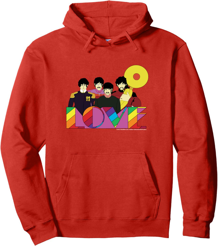 The Beatles - Gelbe Untergruppe Liebe Regenbogen Pullover Hoodie