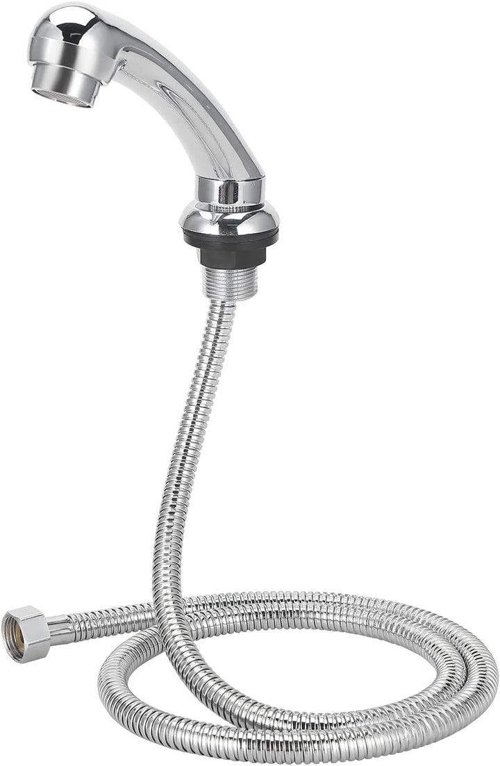 Handbrause für Waschbecken mit 2cm Gewinde (G1/2" Wasserhahnanschluss), Universeller Duschkopf Aufsa