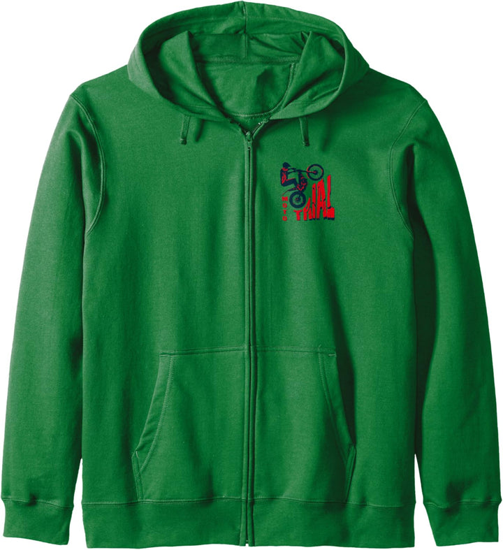 Motorrad Motocross Fahrer Hindernis Moto Trial Kapuzenjacke
