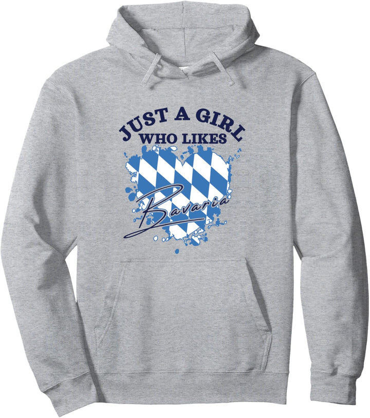 Bayrische Flagge Nur Ein Mädchen Das Bayern Mag Pullover Hoodie