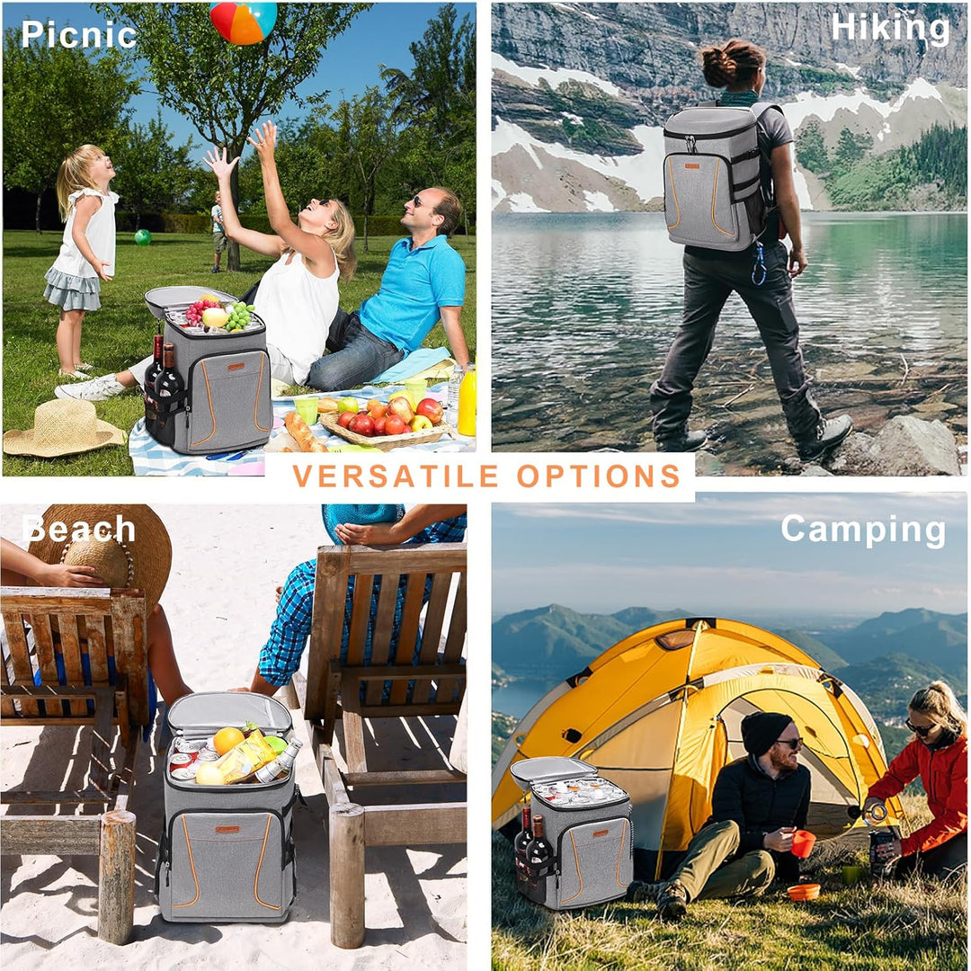 Estarer Kühlrucksack 32L Kühltasche Picknickrucksack Wasserdichter Rucksack zum Kühl mit Flaschenöff
