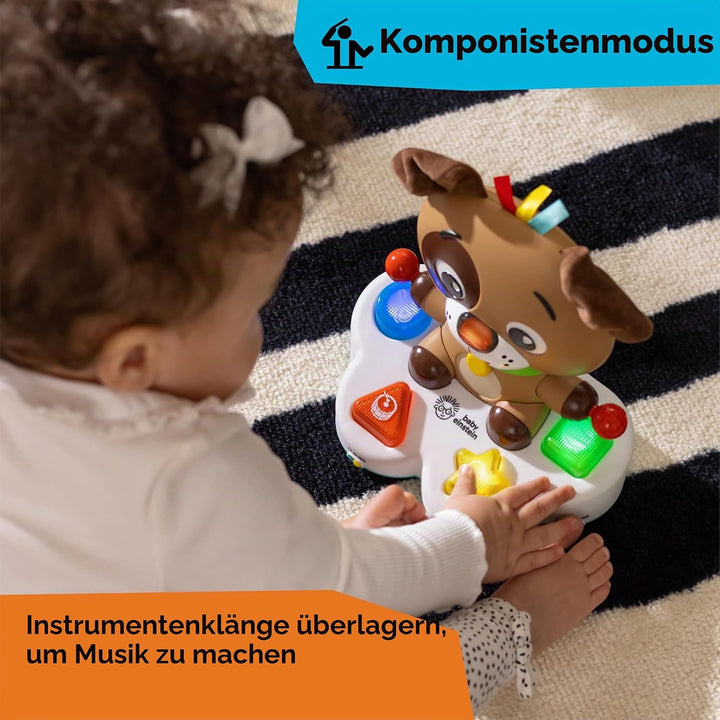 Baby Einstein, Drum &amp; Learn Dean Musikalisches Lernspielzeug, Multisensorisches Babyspielzeug, 2 Spi