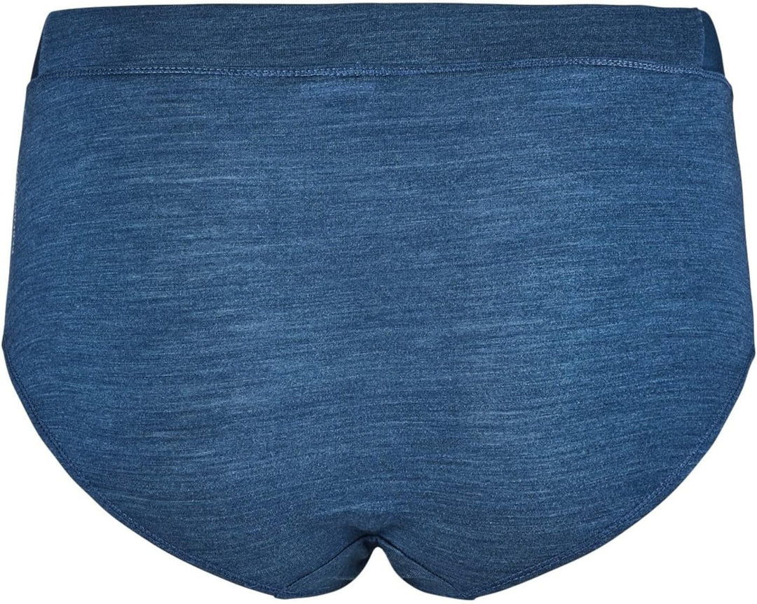 Odlo Damen Natural Performance PW 130 Unterhose Kurze Funktionsunterwä XL Blue Wing Teal Melange, XL