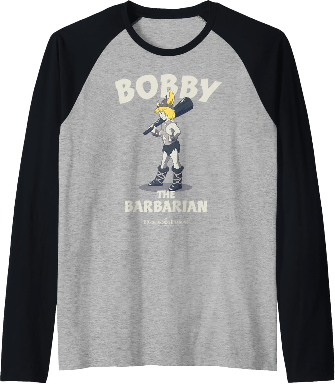 Dungeons & Dragons Bobby The Barbarian Portrait Raglan