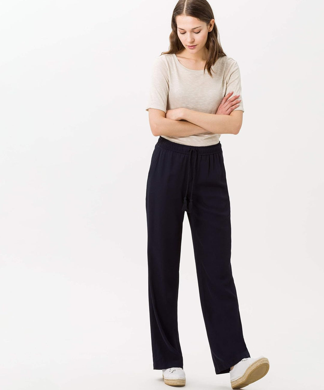 BRAX Damen Style Maine S Freizeithose 27W / 32L Navy, 27W / 32L Navy