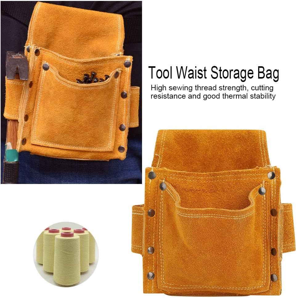 Annadue Werkzeuggürteltasche, Werkzeugtasche für die Holzbearbeitung, Dicke, verschleissfeste Nagelt