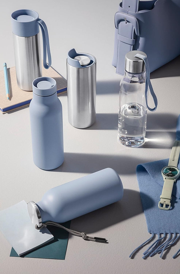 EVA SOLO | 24/12 To Go Isolierflasche Blue sky |Der Inhalt bleibt 24 Stunden kalt und 12 Stunden war