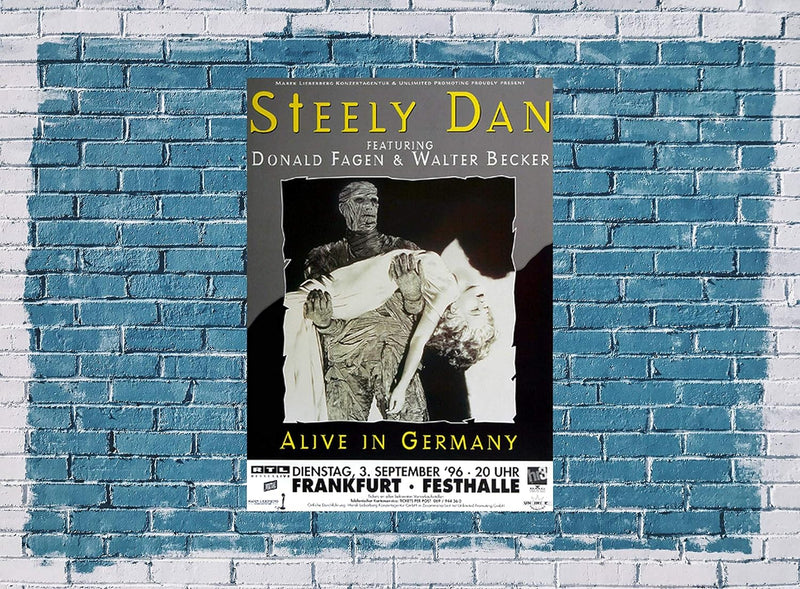 Steely Dan - Alive In Germany, Frankfurt 1996 » Konzertplakat/Premium Poster | Live Konzert Veransta