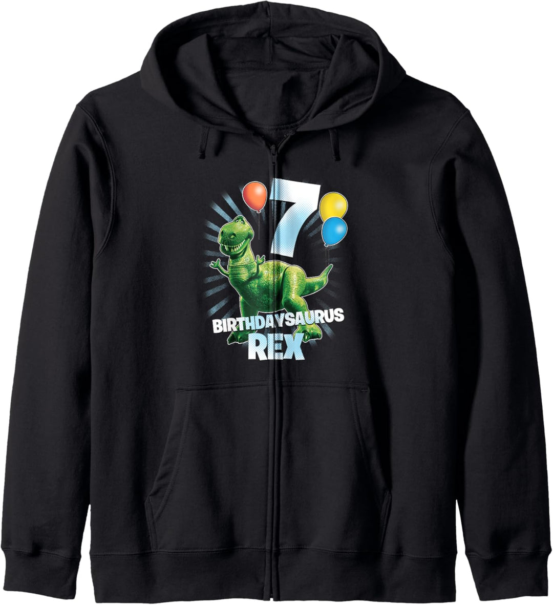 Disney Pixar Toy Story Birthdaysaurus Rex 7th Birthday Kapuzenjacke