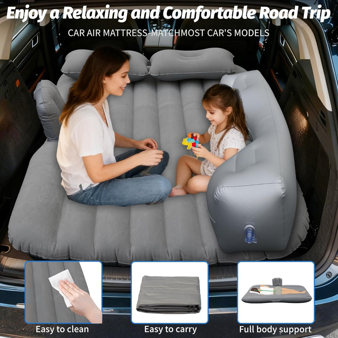 Icelus Auto Matratze SUV Luftmatratze Aufblasbare Camping Bett Kombi für Den Bewegliche Auto Rücksit