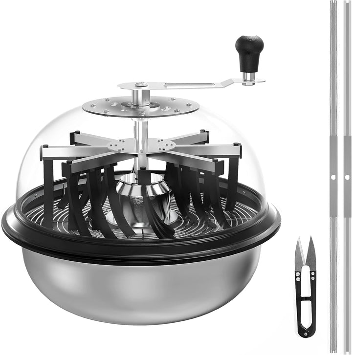 iPower 16 Zoll Blatt Bowl Trimmer Maschine Twisted Spin Cut für Pflanze Knospe und Blume mit verbess
