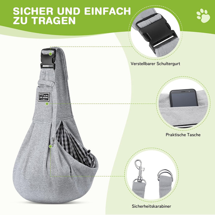 ALLSOPETS Tragbare Hundetragetasche Reisen Haustiertaschen Katzentragetasche Haustiere Welpen Kleine