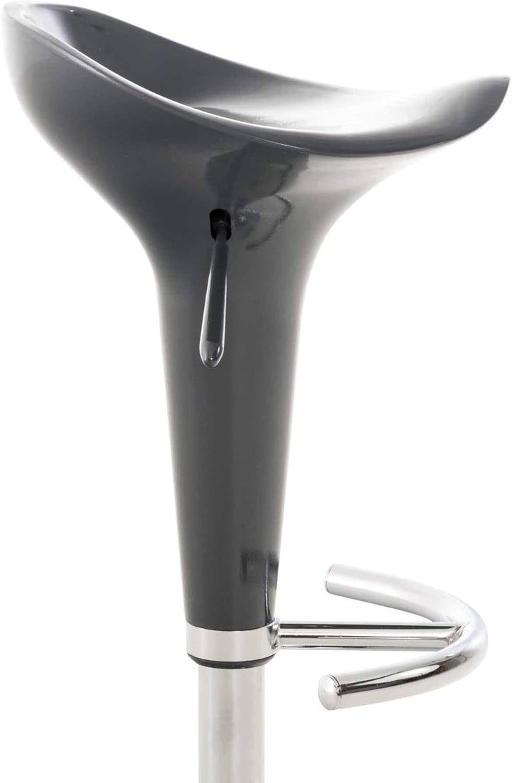 CLP 2er Set Barhocker Saddle Mit Drehbarem Kunsttoffsitz Und Fussablage I Höhenverstellbarer Hocker