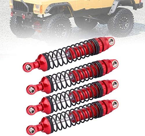 4 stücke RC Stossdämpfer, Aluminium Stossdämpfer Montiert Federn Dämpfer RC Dämpfer Upgrade Teile fü