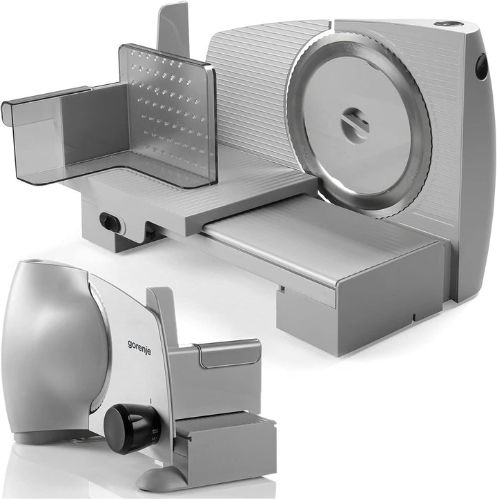 Gorenje R607A Allesschneider und Schneidemaschine, Metal, Edelstahl-Messer hergestellt in Solingen,