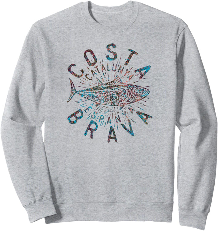 JCombs: Costa Brava, Katalonien, Spanien, Roter Thun Sweatshirt