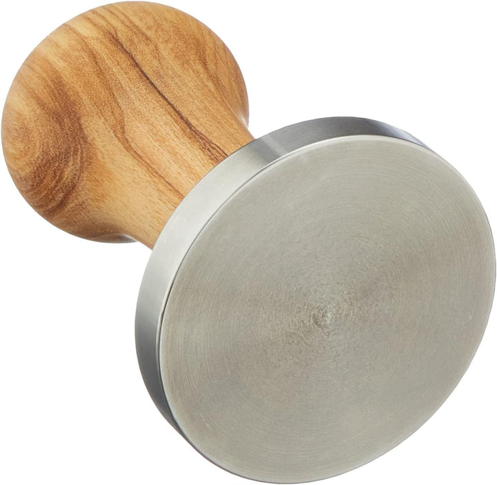 VIA CREMA Tamper Made IN Italy by Motta (58.5, Olive Wood)