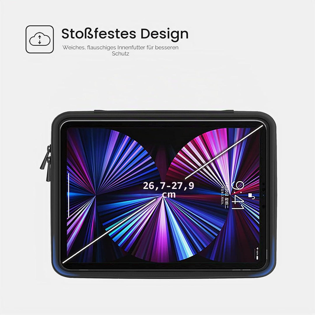 Smatree 11 Zoll Hartschalen für 2022 iPad Air 10,9 Zoll, Tablet Tragetasche Kompatibel mit iPad Pro