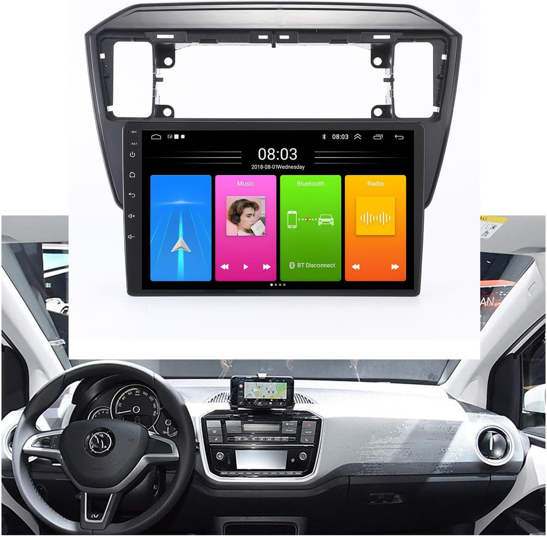 9" HD Android Auto GPS Radio Navigator Carplay Replacement for Skoda Citigo E-Citigo AA NF1 NE1 RCD2
