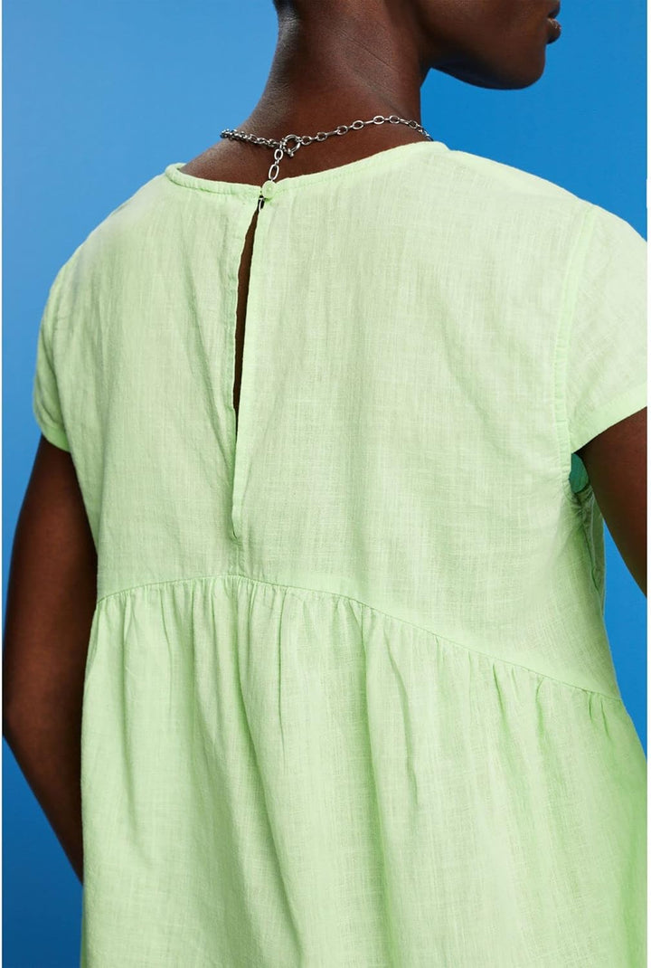 ESPRIT Damen 033ee1f307 Bluse L 320/Citrus Green, L 320/Citrus Green