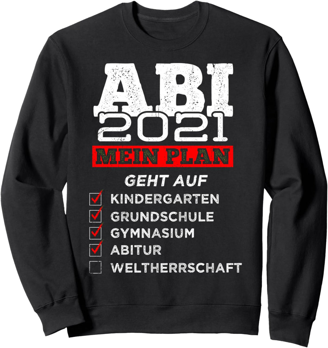 Abi 2021 Abiturient Abitur Geschenk Vintage Abschluss Sweatshirt