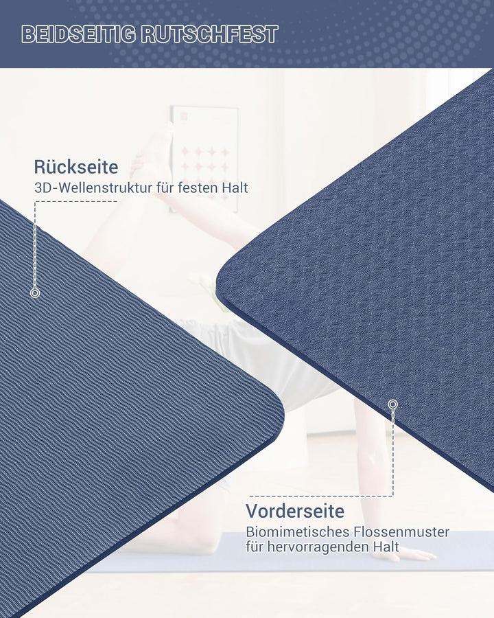 Good Nite Gymnastikmatte Yogamatte Fitnessmatte Rutschfest Trainingsmatte Sport Turn Matten Pilates