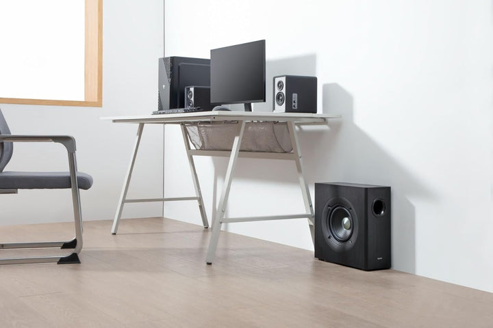 Edifier T5s AKTIV-SUBWOOFER – 8-Zoll-Tieftöner – 70 Watt – Low-Pass-Filter – Frequenz bis 35Hz – MDF