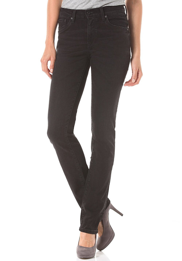 Pepe Jeans Damen Victoria Jeans, Schwarz (Denim)