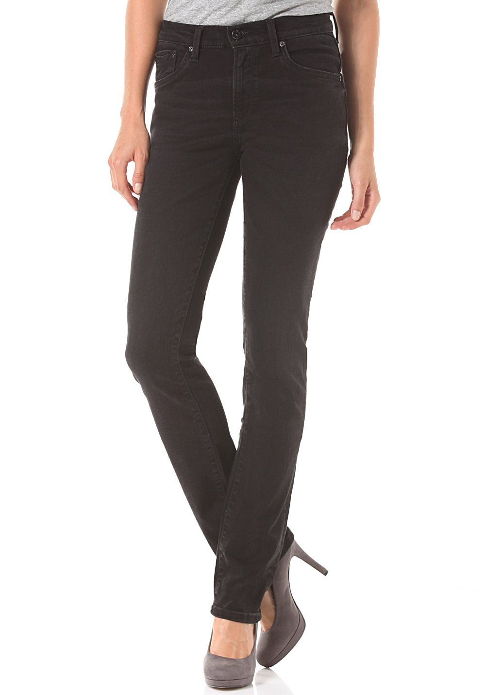 Pepe Jeans Damen Victoria Jeans, Schwarz (Denim)