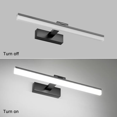 Klighten LED Spiegellampe 16W 50CM, 180° Rotation Badleuchte für Wandbeleuchtung und Badzimmer, Schm