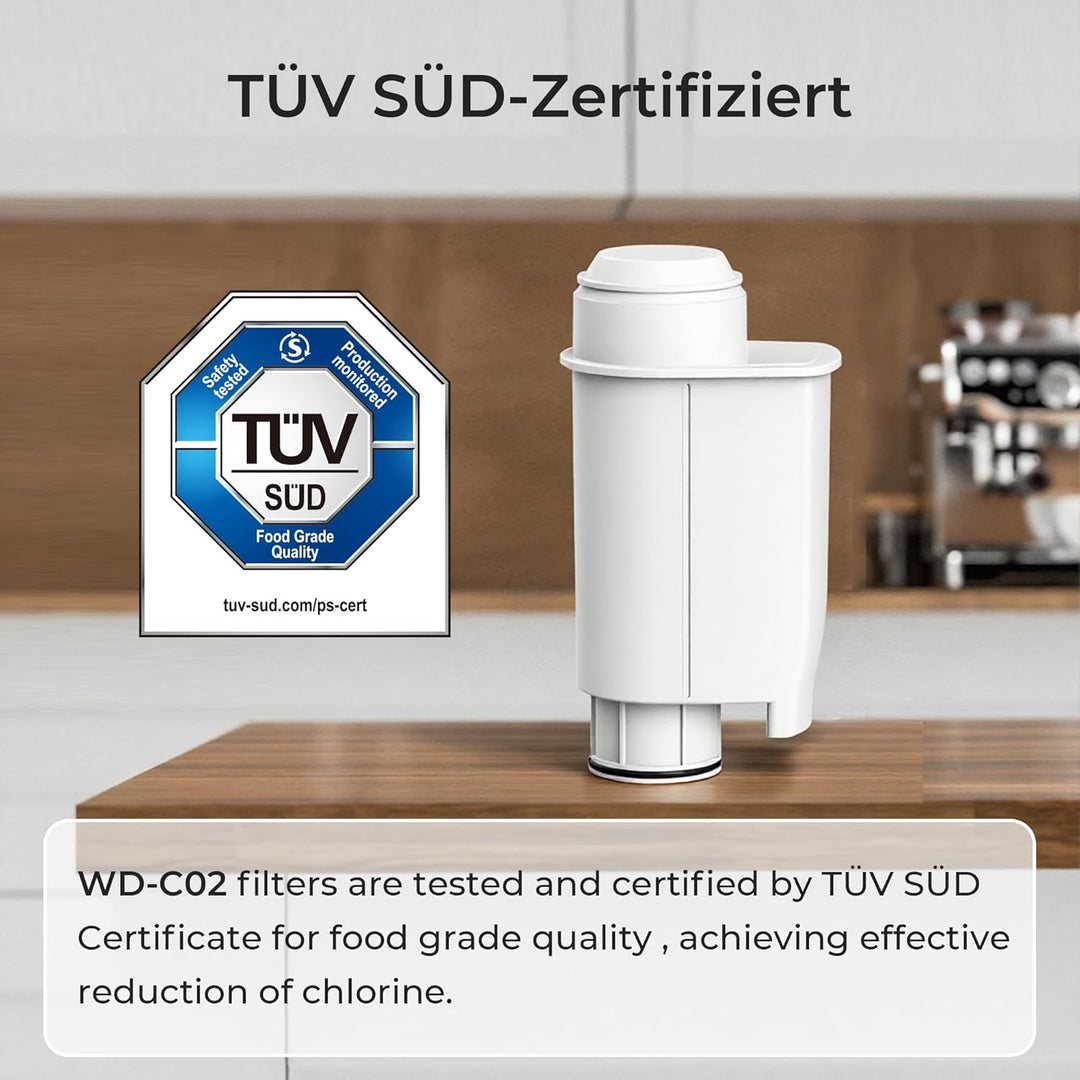 Waterdrop Wasserfilter, Ersatz für Brita® Intenza+ Philips® Saeco® CA6706/48 CA6702/00 Gaggia® Mavea
