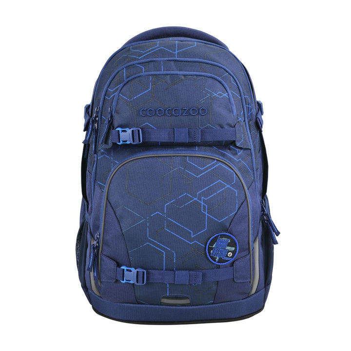 coocazoo Schulrucksack Porter, Blue Motion, blau, ergonomischer & anpassbarer Tornister, höhen- & gr