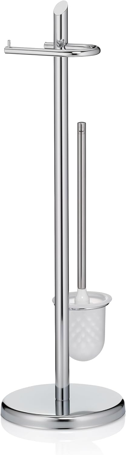 Kela Ken Toilettengarnitur, Metall, Silber glänzend, 73 cm