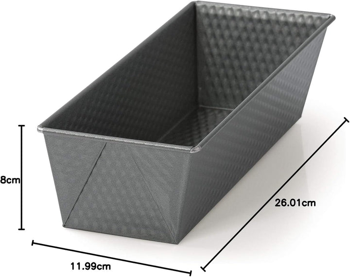 Kaiser Gourmet Backform Kastenform 25 x 11 cm, Königskuchenform antihaftbeschichtet, Brotbackform, K