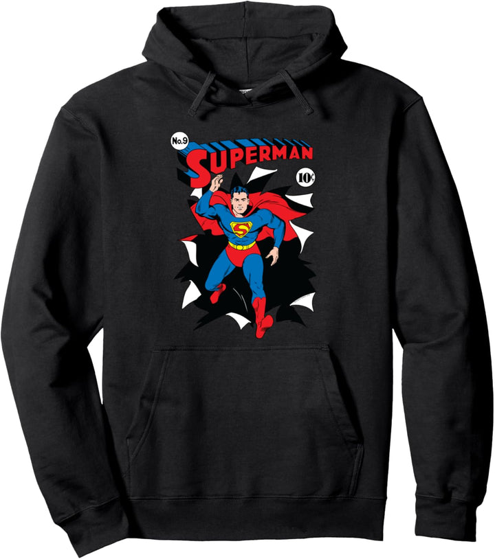 Superman No 9 Pullover Hoodie