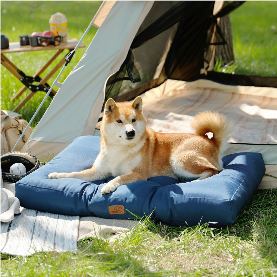 Bedsure Hundekissen kleine Hunde waschbar - 76x50cm Hundebett wasserdicht M für kleine, mittelgrosse