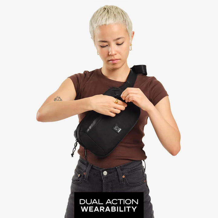 Chrome Industries Hüfttasche mit Reissverschluss, 2,4 Liter, Fog, 3 L 3 L Fog, 3 L Fog