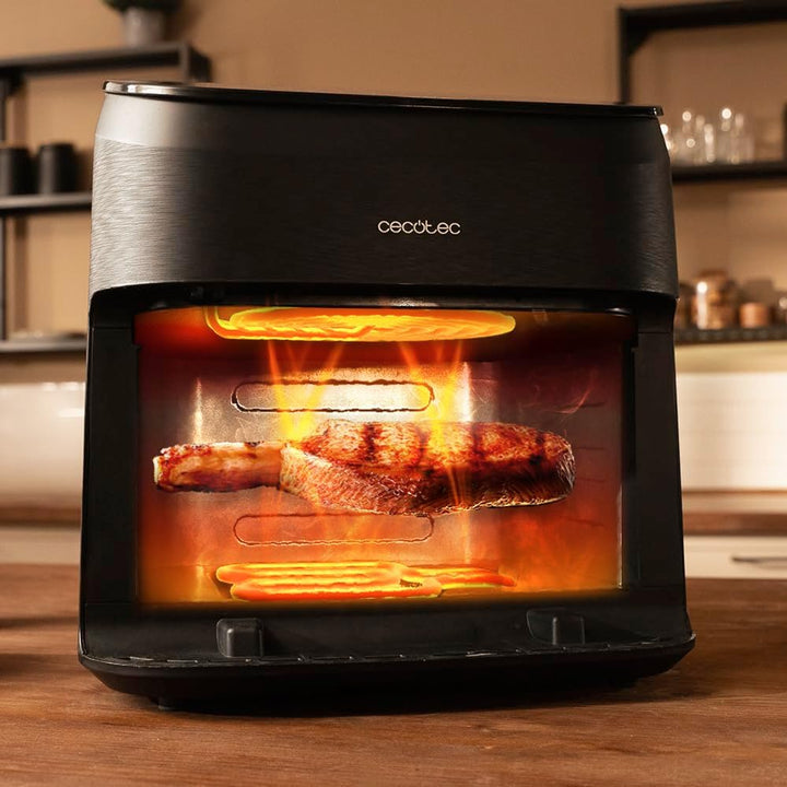Cecotec Heissluftfritteuse Cecofry&Grill Smokin' 8500 Plus. 2200 W, 8,5 L, 40–200 °C, Integrierter S