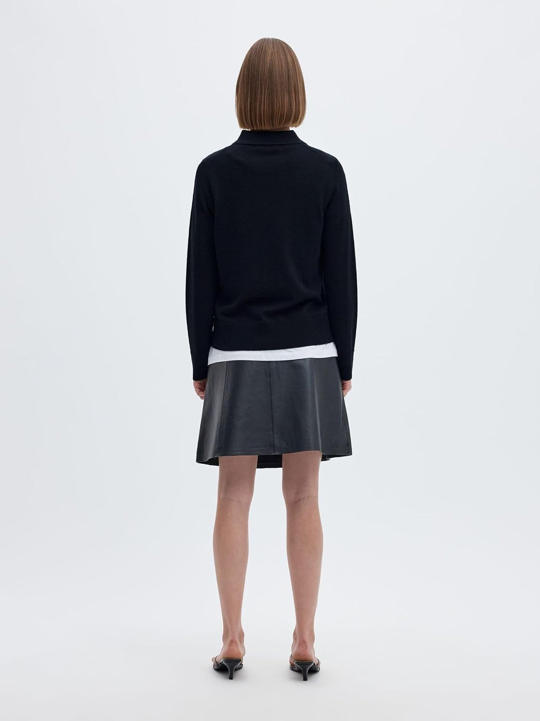 Selected Femme Female Lederrock Mini 42 Schwarz, 42 Schwarz