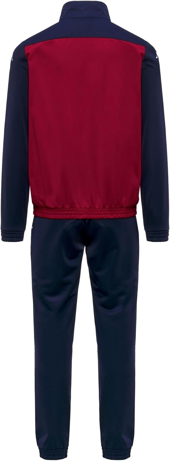 Kappa Herren Alfon Trainingsanzug , Granata, Rot/Marineblau , XL