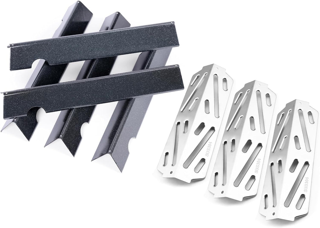 Denmay Flavorizer Bars 66032 und Wärmeabweiser 66040 für Weber Genesis II E-310, II E-330, II E-335,